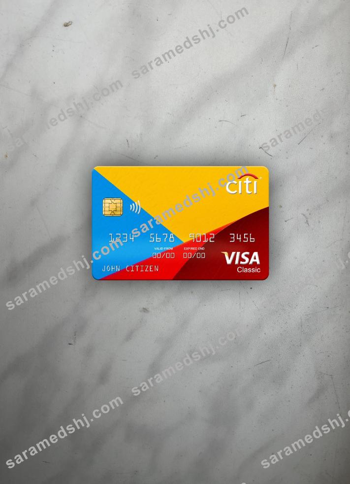 Netherlands Citibank visa classic card photolook front
